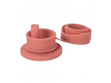 Pura silikónový športový uzáver so slamkou (Varianta Rose)