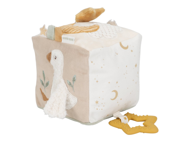 Little Dutch Kocka textilná s aktivitami Variant: Newborn Naturals