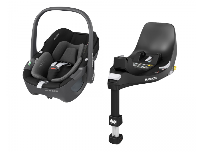 Maxi-Cosi Pebble 360 autosedačka + Maxi-Cosi FamilyFix 360 základňa Variant: ESSENTIAL BLACK, Farba: Čierna