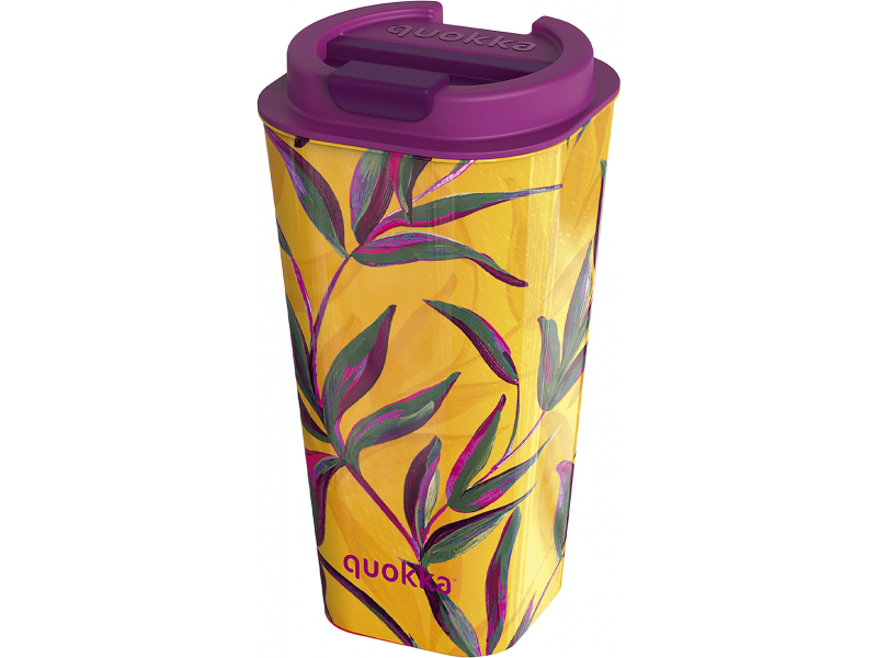 Quokka Plastový cestovný hrnček Flux 450 ml Variant: Sun Garden