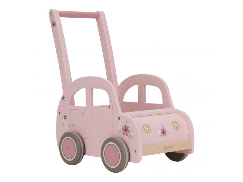 Little Dutch Chodítko drevené veľké Variant: Pink auto