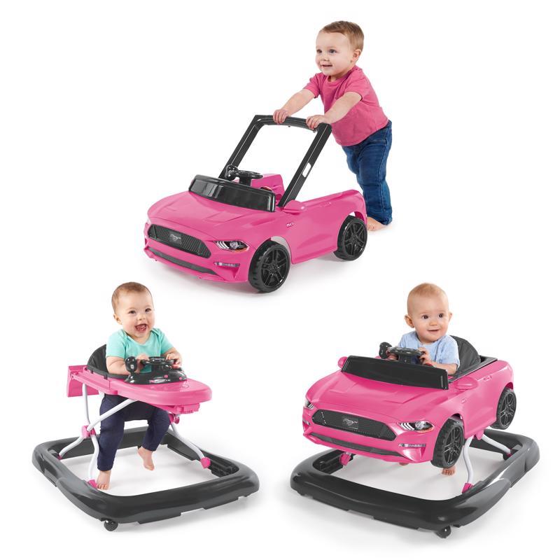 BRIGHT STARTS Chodítko 3v1 Ford Mustang Pink 6m+, do 12 kg Variant: Pink