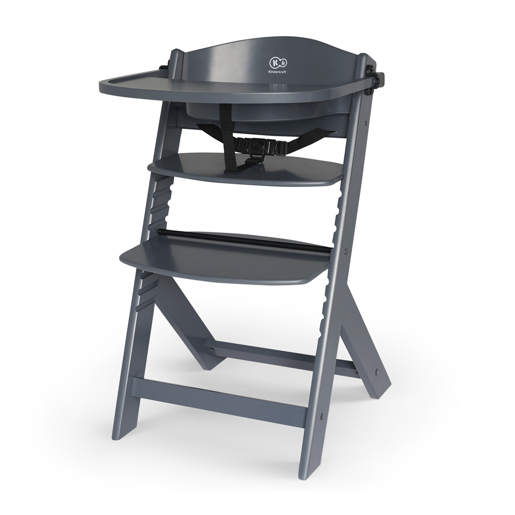 KINDERKRAFT SELECT Stolička jedálenská Enock Premium Farba: Grey