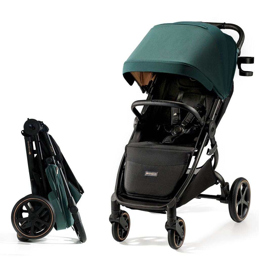KINDERKRAFT SELECT Kočík športový Mitzy Variant: Jade Green, Farba: Zelená
