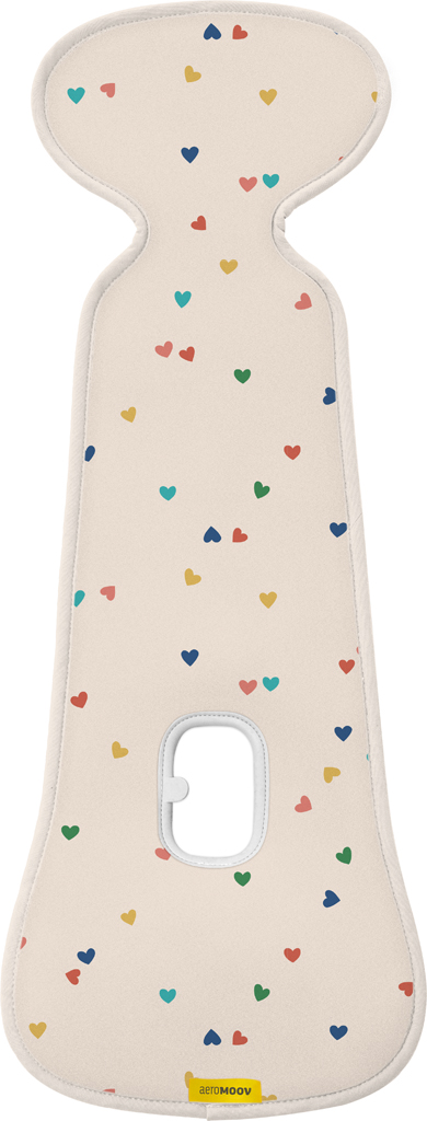 AEROMOOV Vložka do autosedačky 9-18 kg Variant: Confetti Hearts