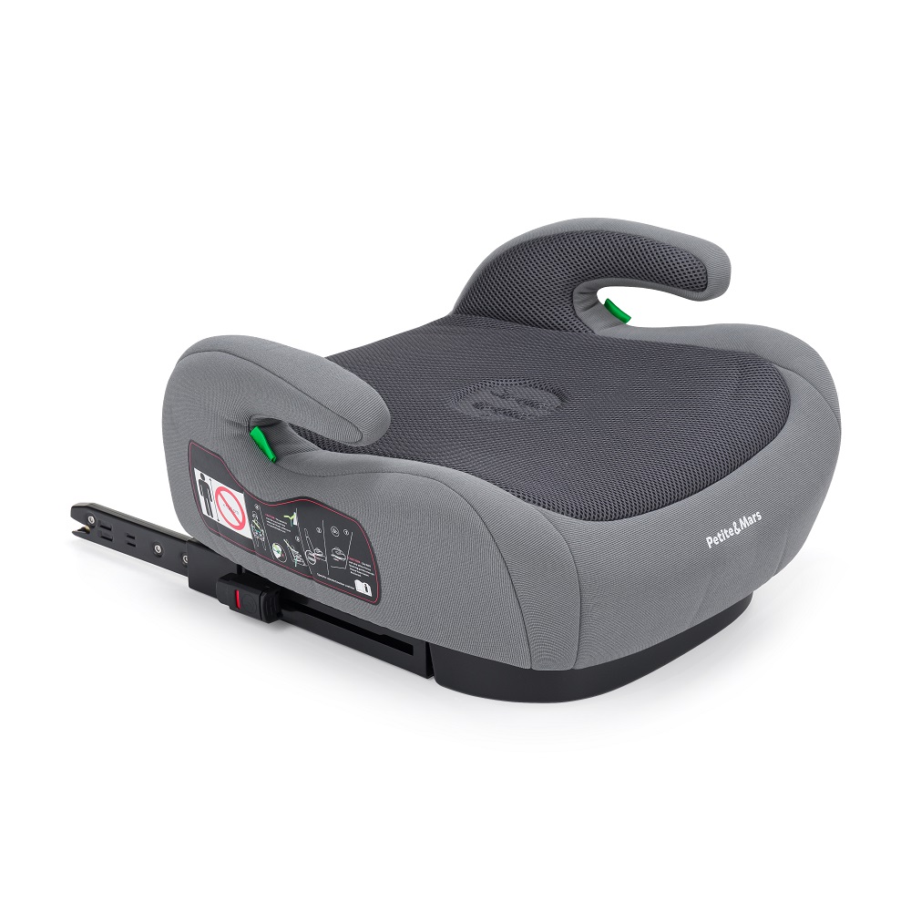 PETITE&MARS Podsedák Optimus Pro i-Size 125 - 150 cm (22-36 kg) Variant: Grey Air