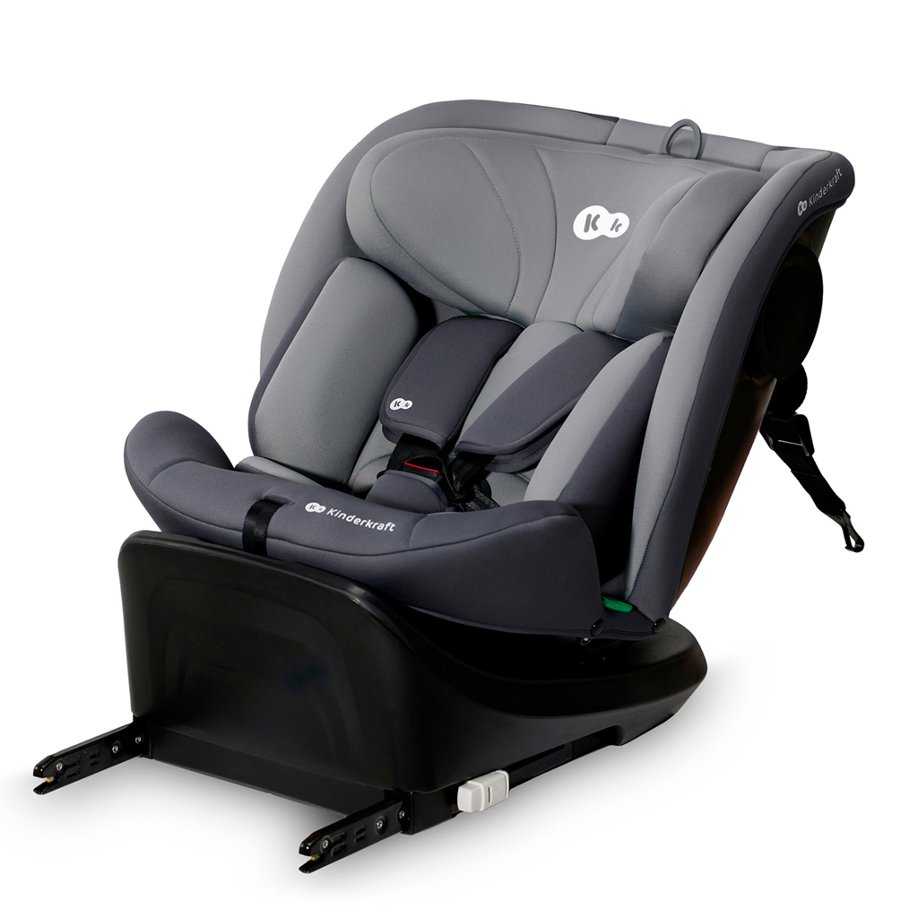 KINDERKRAFT Autosedačka I-Grow i-Size 40-150 cm Variant: Grey, Farba: Sivá
