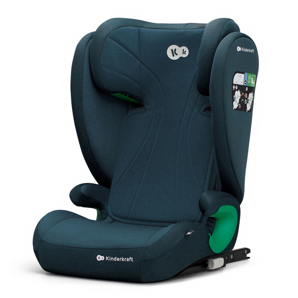 KINDERKRAFT Autosedačka Junior Fix 2 100-150 cm Variant: Harbor Blue, Farba: Modrá
