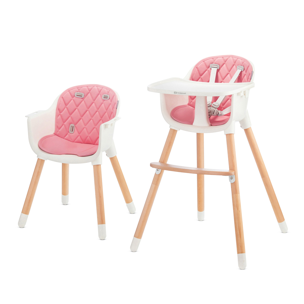 KINDERKRAFT Stolička jedálenská Sienna Variant: Pink