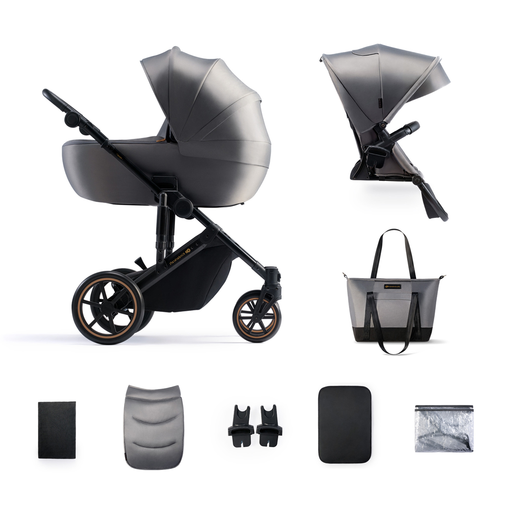 KINDERKRAFT Kočík kombinovaný 2v1 Prime 2 Variant: Grey