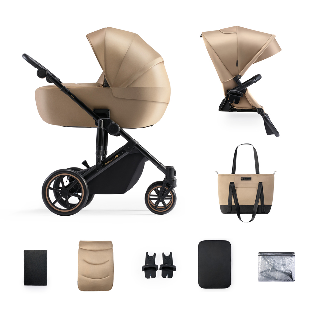 KINDERKRAFT Kočík kombinovaný 2v1 Prime 2 Variant: Beige