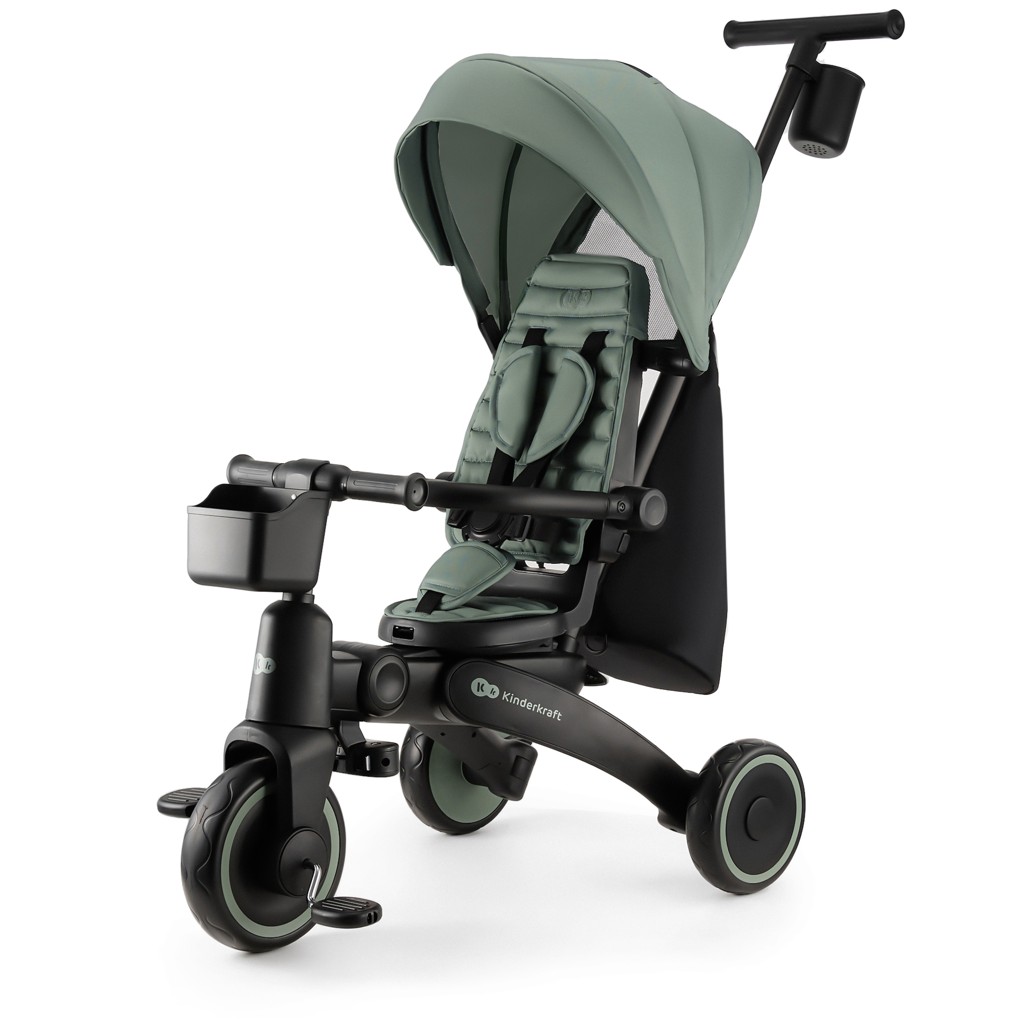 KINDERKRAFT Detská trojkolka Jazz 2 Variant: Green
