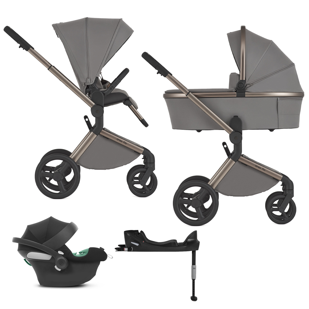 ANEX Kočík kombinovaný Flo + CYBEX Aton B2 i-Size + základňa Variant: Charm