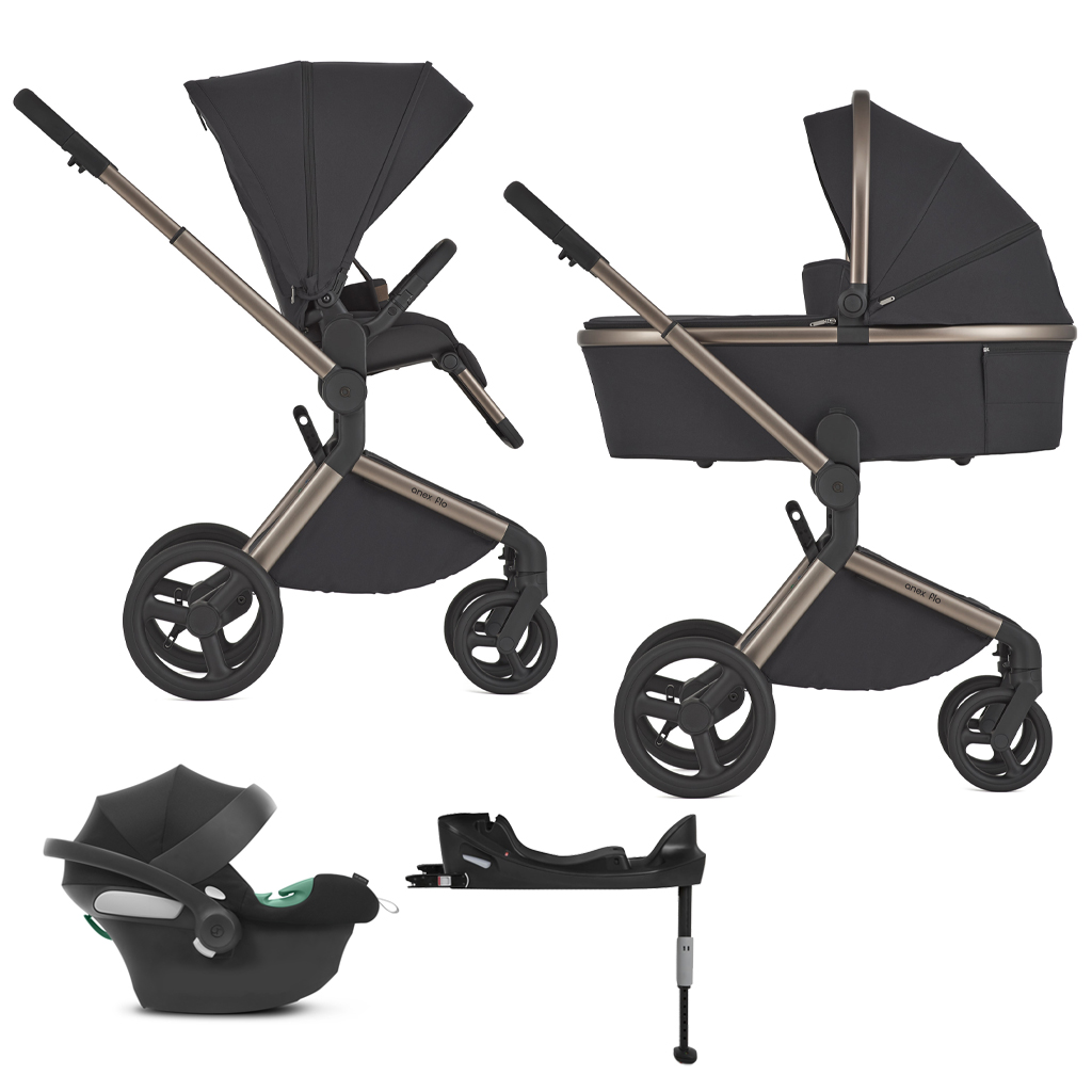 ANEX Kočík kombinovaný Flo + CYBEX Aton B2 i-Size + základňa Variant: Solo
