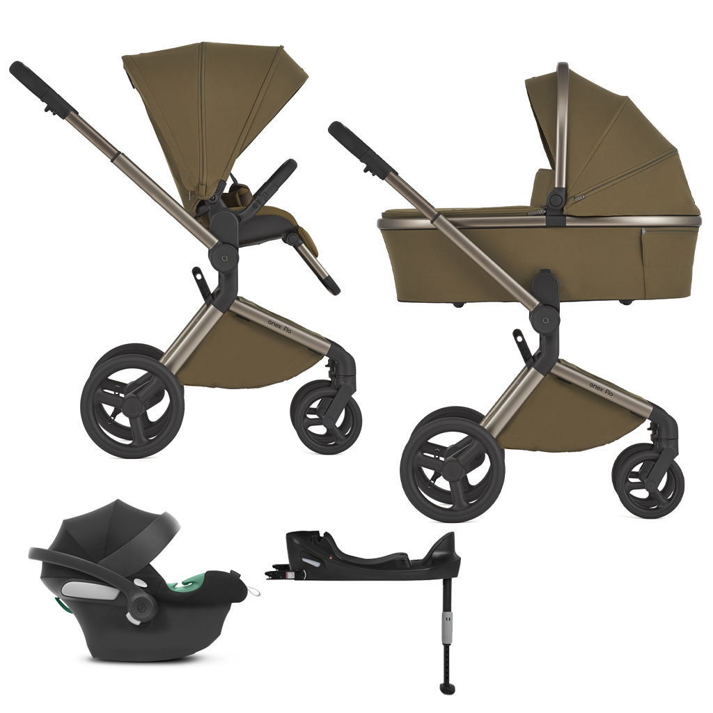 ANEX Kočík kombinovaný Flo + CYBEX Aton B2 i-Size + základňa Variant: Astra