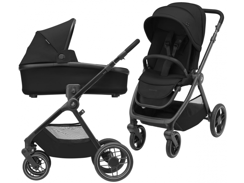 Maxi-Cosi Oxford kočík + vanička Oria Variant: ESSENTIAL BLACK, Farba: Čierna