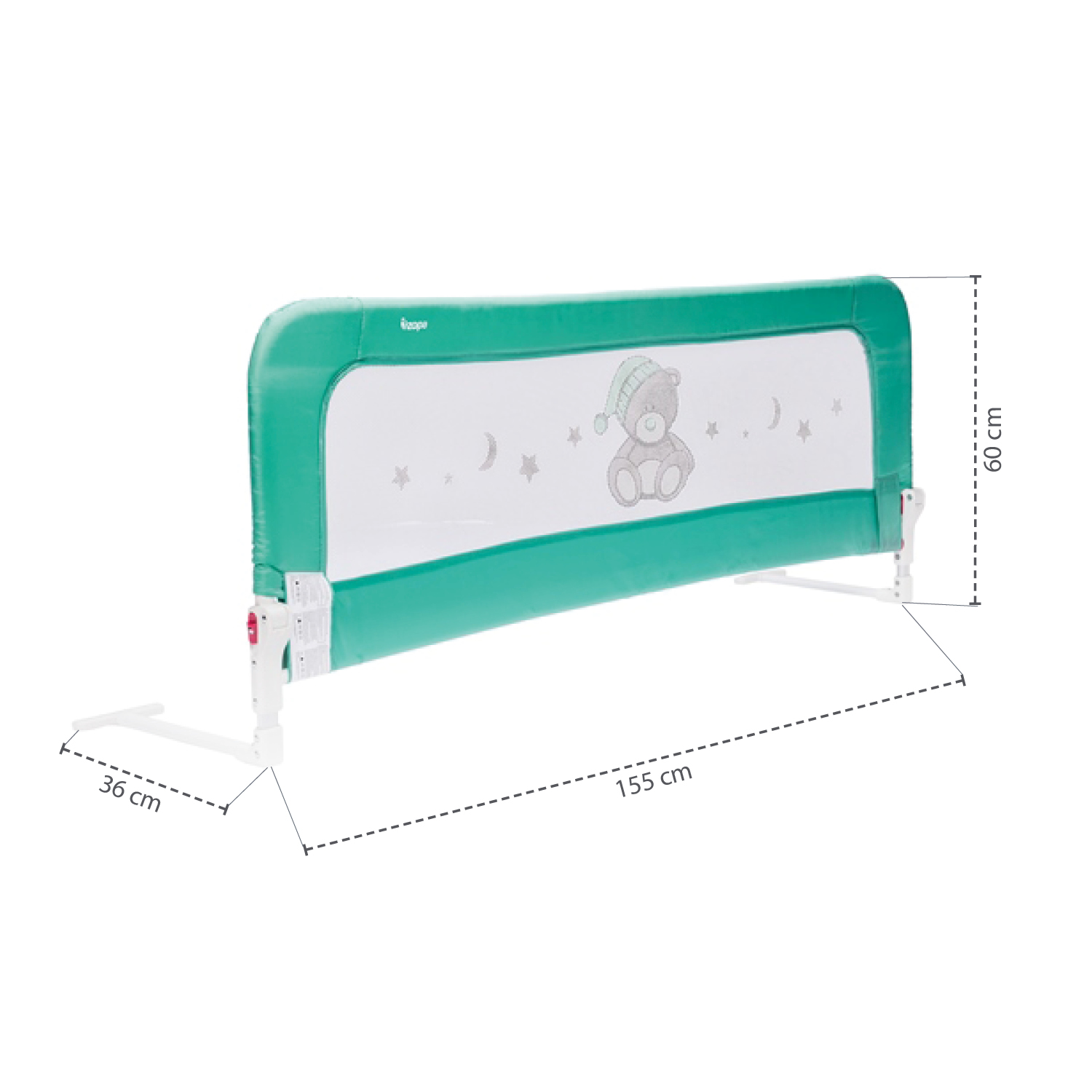 ZOPA Zábrana na posteľ Monna Variant: Grey