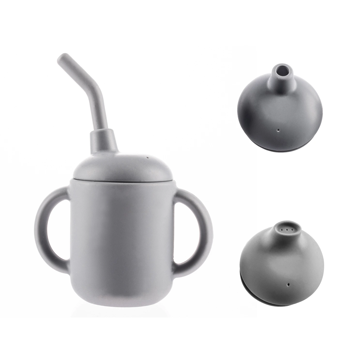 ZOPA Silikónový pohárik 2v1 Variant: Dove grey