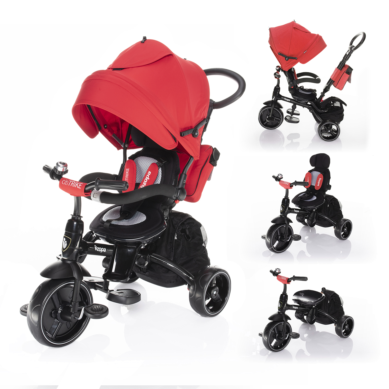 ZOPA Trojkolka Citi Trike Variant: Chilli Red
