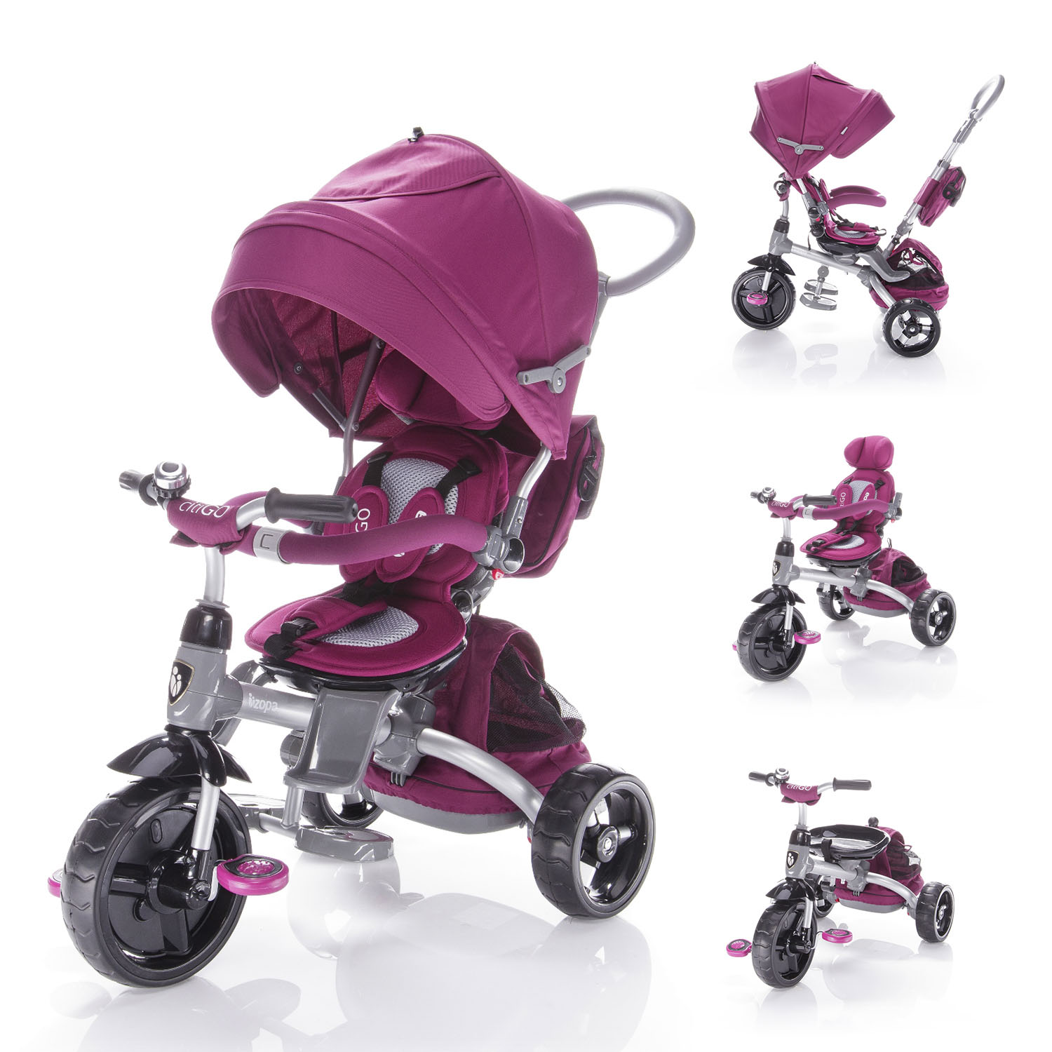 ZOPA Trojkolka Citigo Variant: Mulberry Pink
