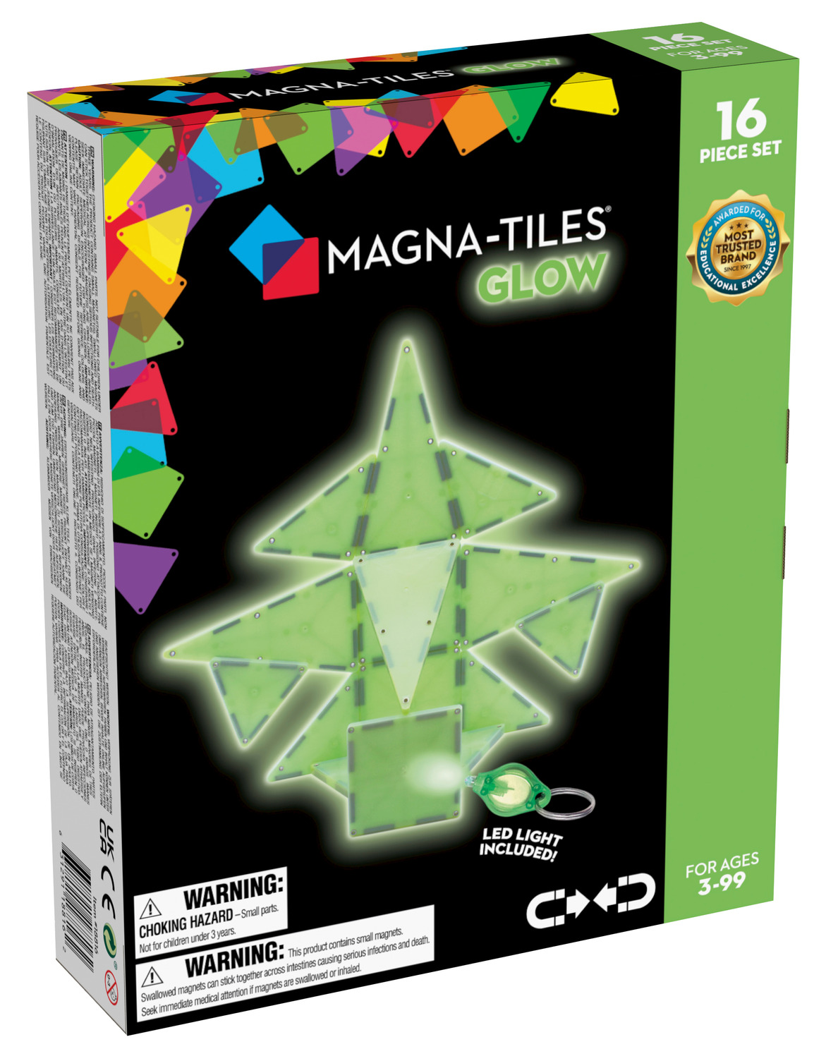 MAGNA-TILES Magnetická stavebnica Glow 16 dielov