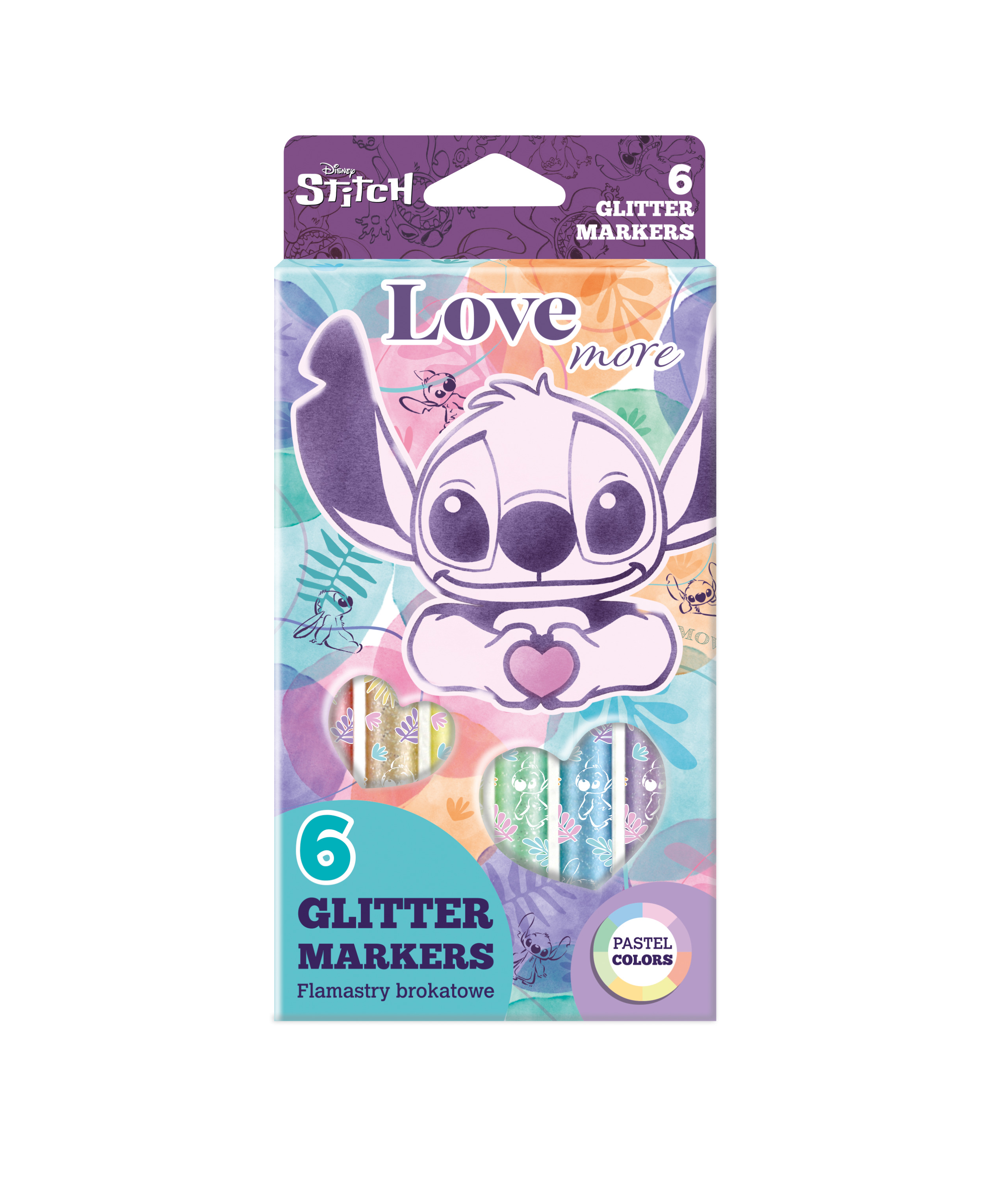 Coolpack Trblietavé fixky Stitch Pastel 6 ks