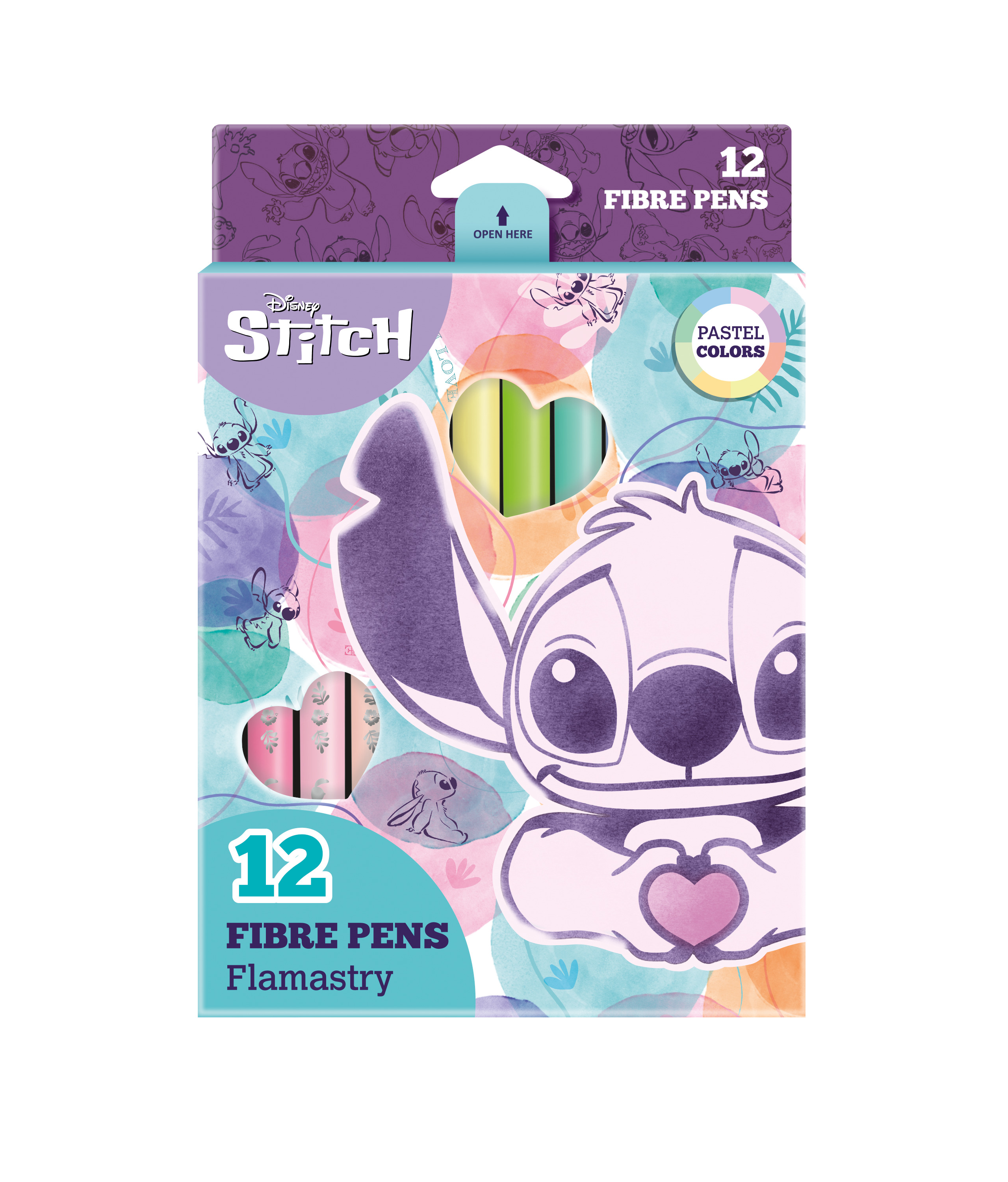 Coolpack Fixky Stitch Pastel 12 ks