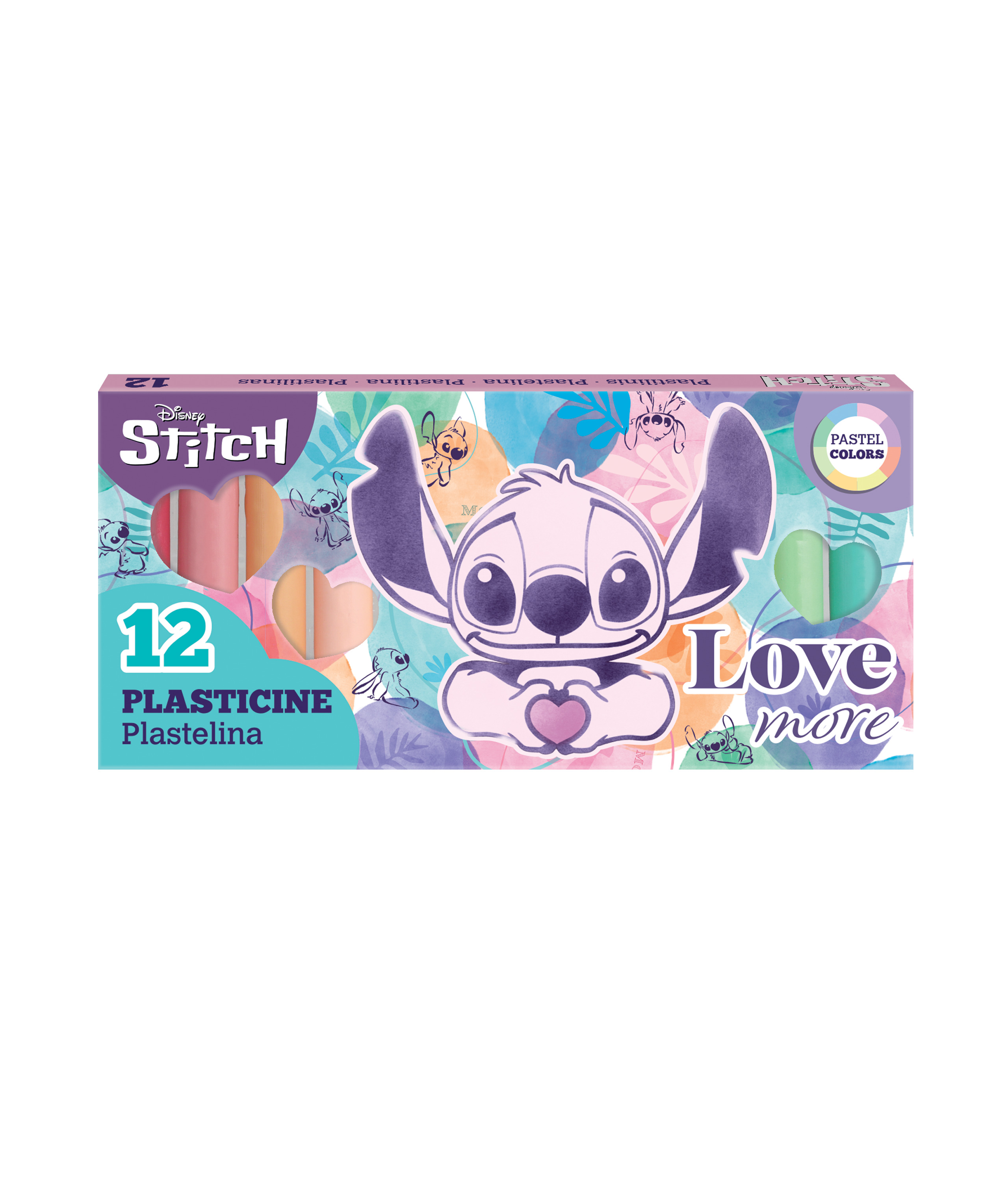 Coolpack Plastelína Stitch Pastel 12 ks