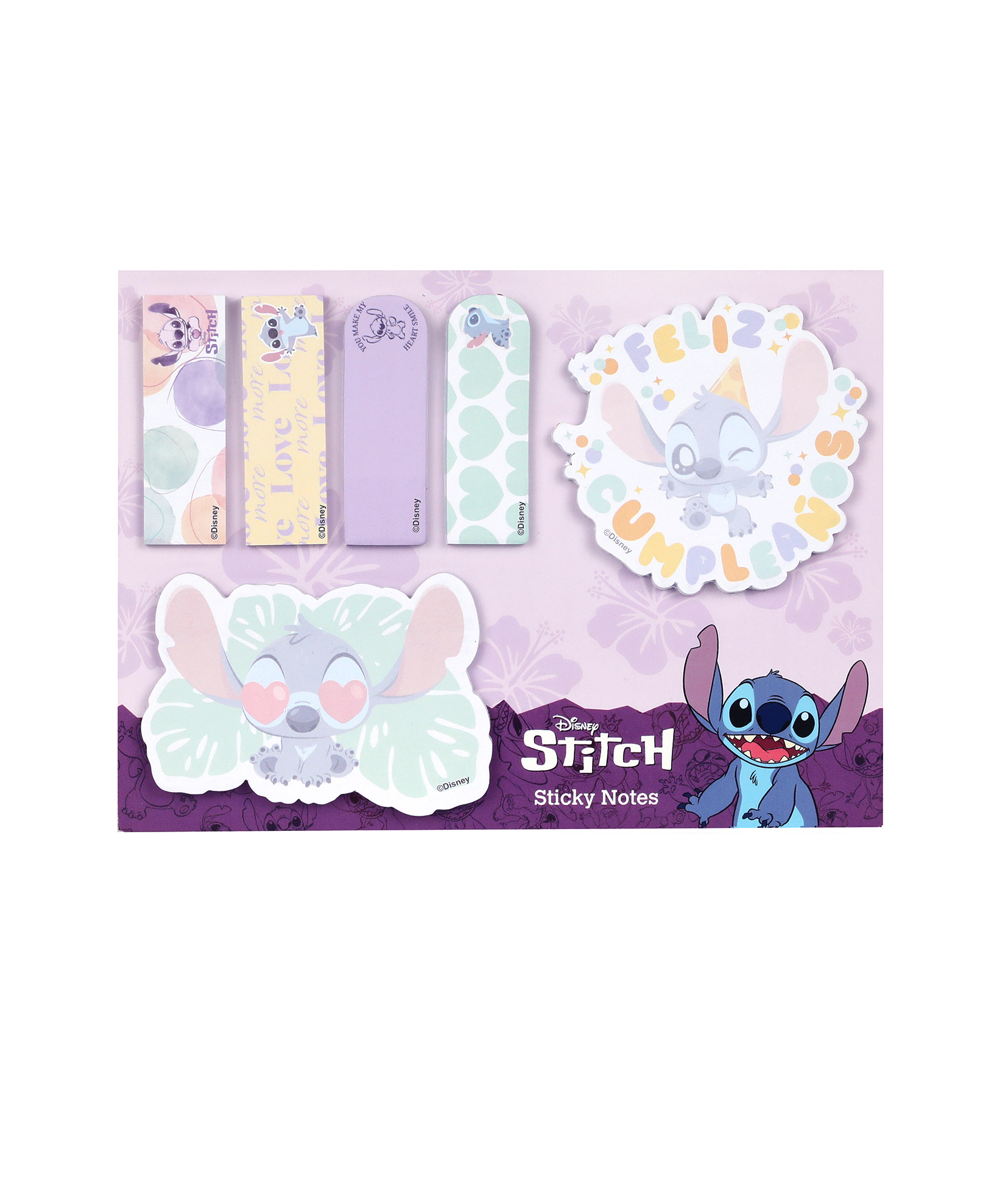Coolpack Samolepiace záložky lila Stitch Pastel