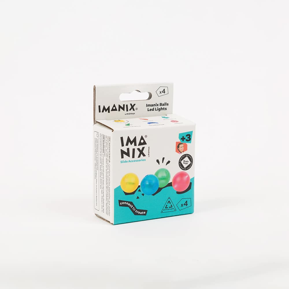 IMANIX PRÍSLUŠENSTVO K STAVEBNICI IMANIX - SLIDE LED IMABALLS - 4 KUSY