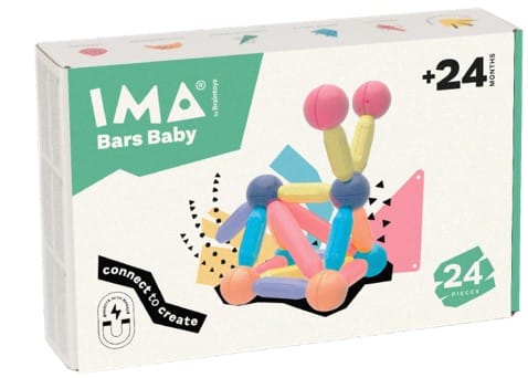 IMANIX MAGNETICKÁ STAVEBNICA IMANIX IMABARS BABY - 24KS