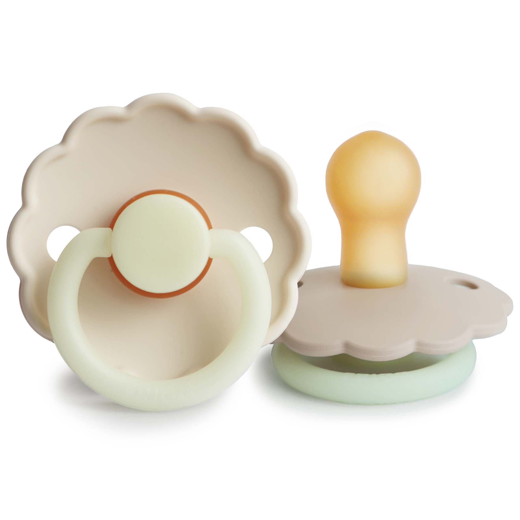 Frigg CUMLÍKY DAISY NIGHT BLUSH/ CREAM, +6M, KAUČUK Variant: CREAM/ CROISSANT