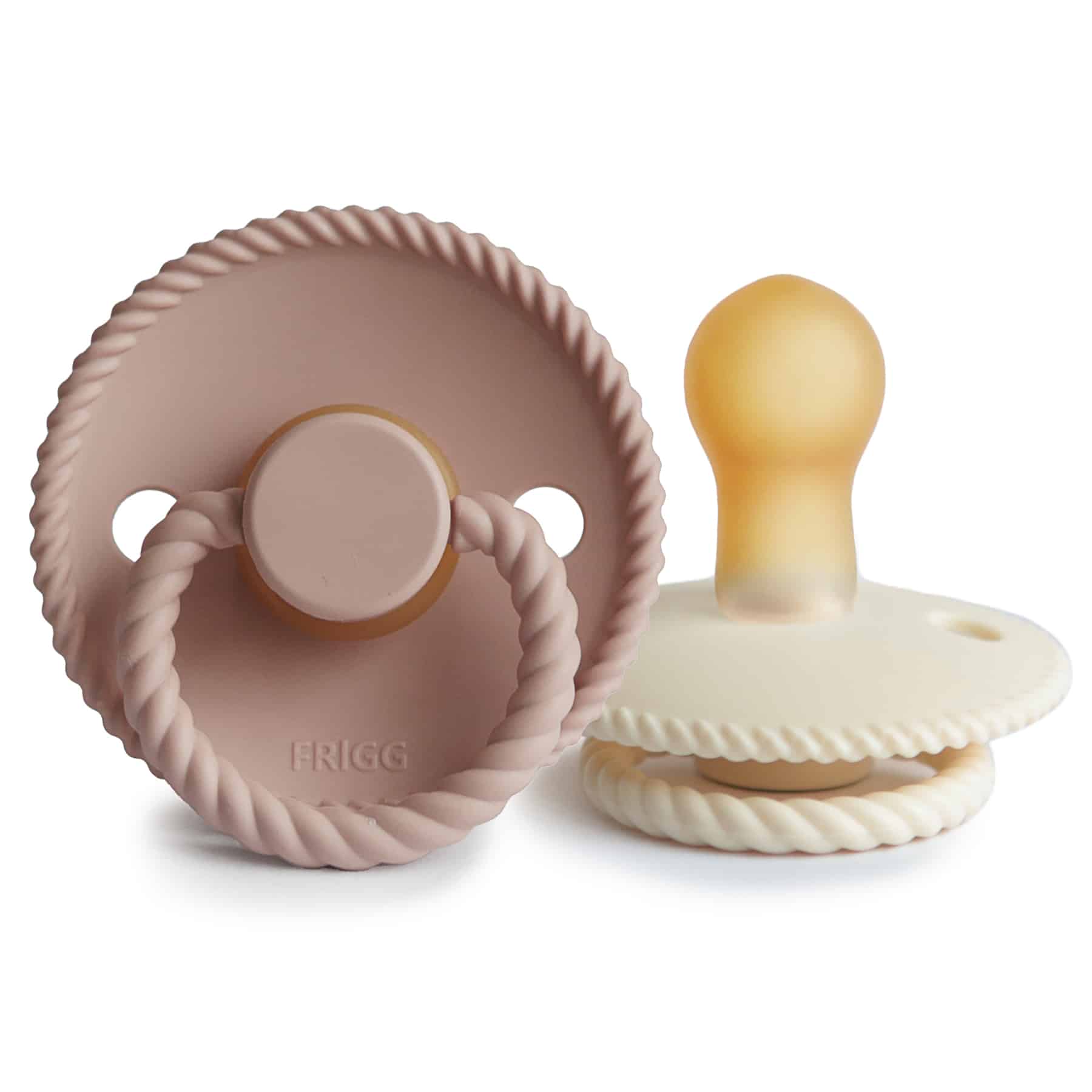 Frigg CUMLÍKY ROPE BLUSH/ CREAM, +6M, KAUČUK Variant: BLUSH / CREAM