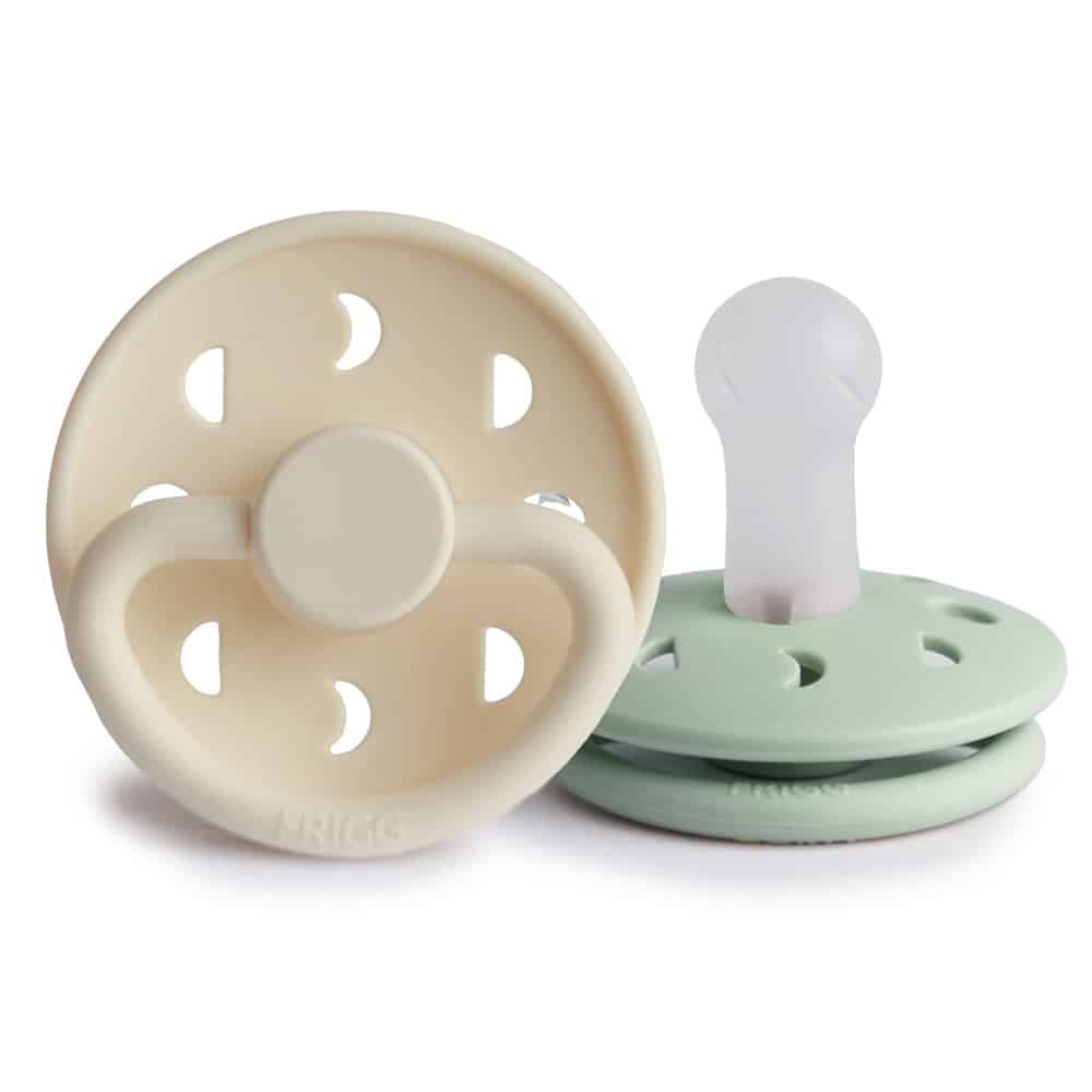 Frigg CUMLÍKY MOON PHASE BLUSH/ CREAM, +6M, SILIKÓN Variant: CREAM/ SAGE