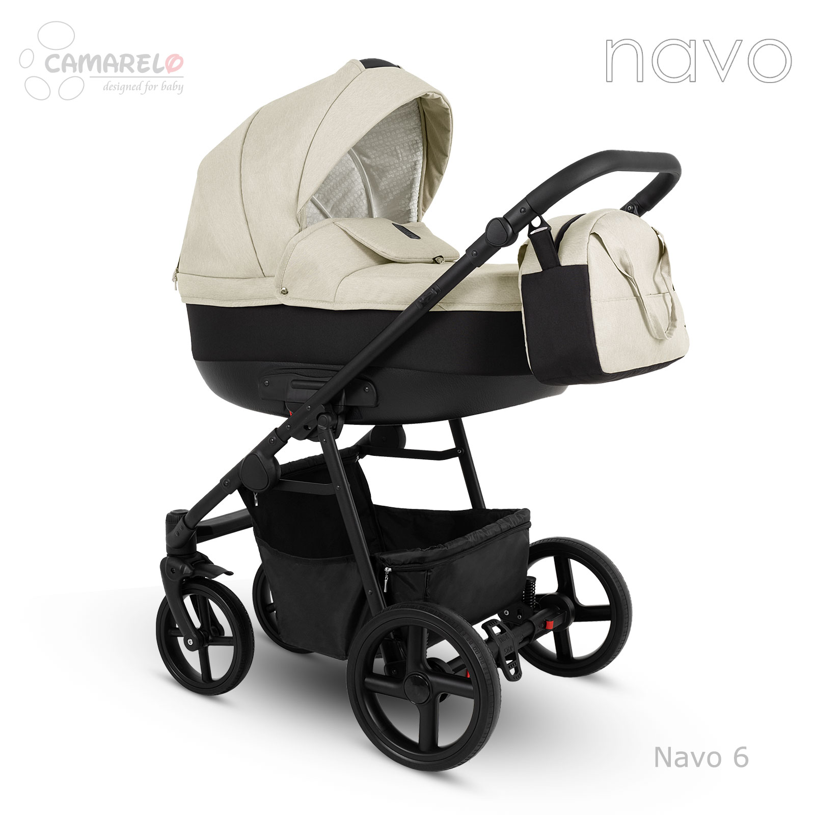 Dětský kočárek Camarelo Navo 2025 Farba: Navo-6 Béžová