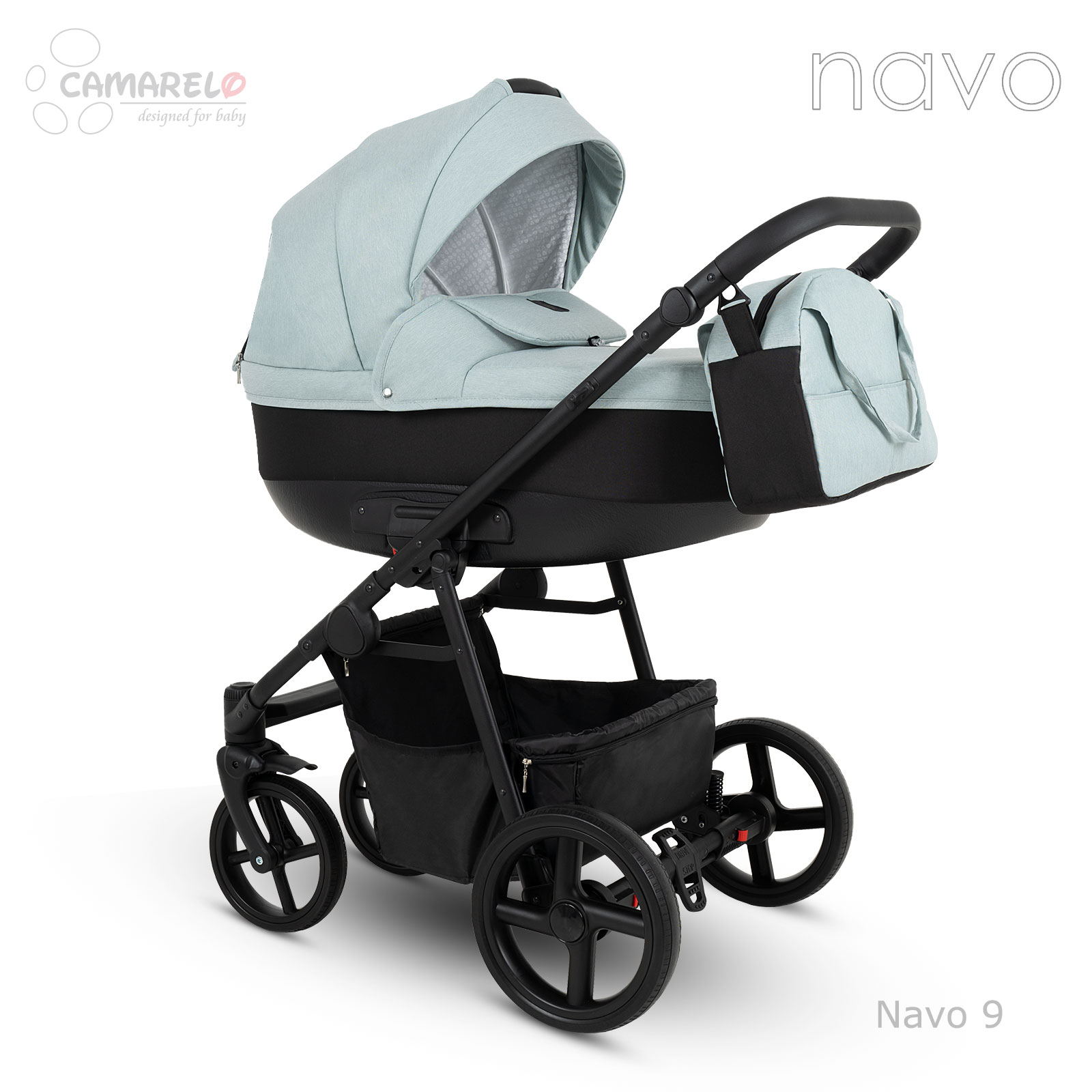 Dětský kočárek Camarelo Navo 2025 Farba: Navo-9 Zelenkavá