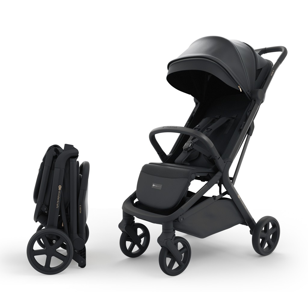 KINDERKRAFT SELECT Kočík športový Nubi 3 Variant: Midnight Black, Farba: Čierna