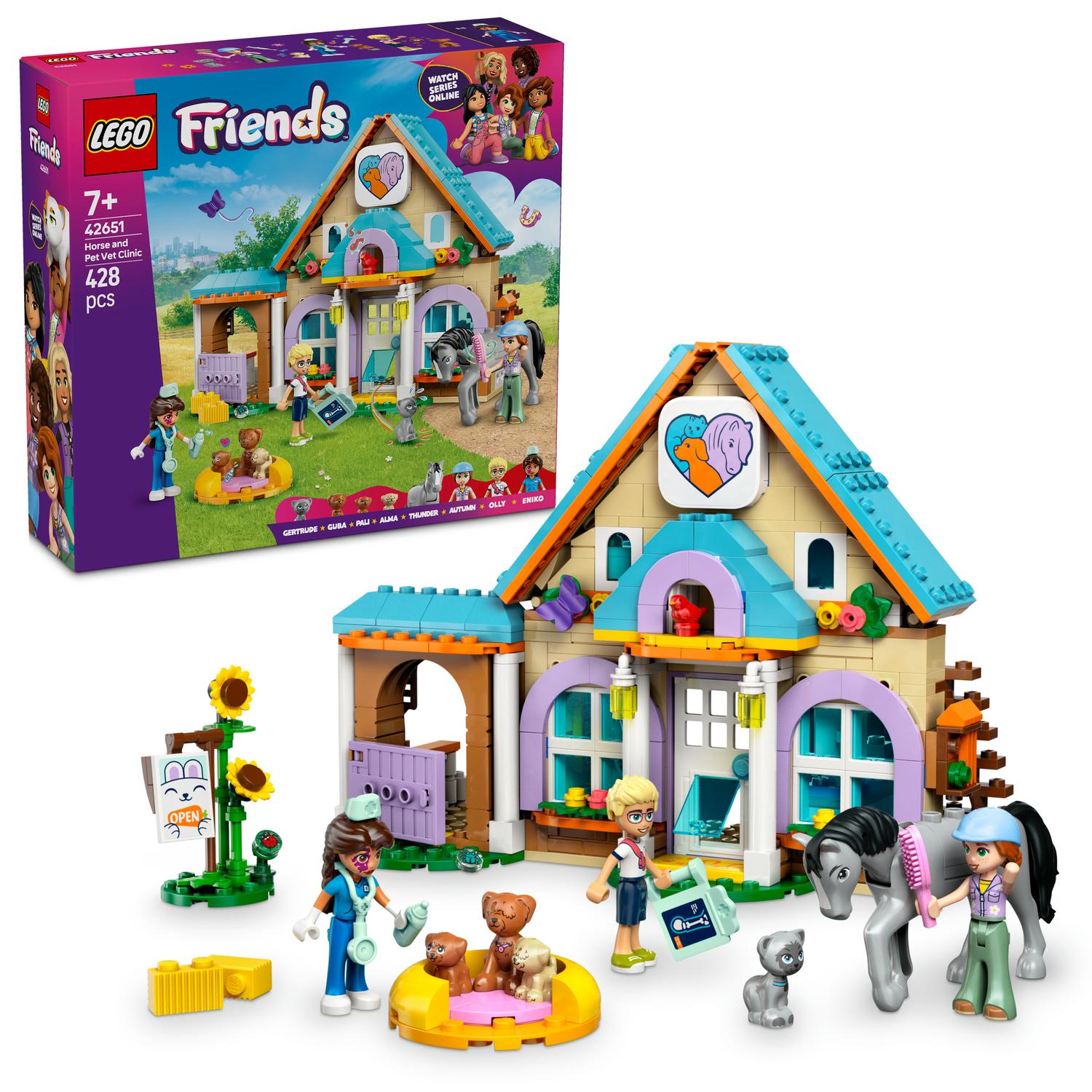 Lego Veterinárna klinika pre kone a domáce zvieratá