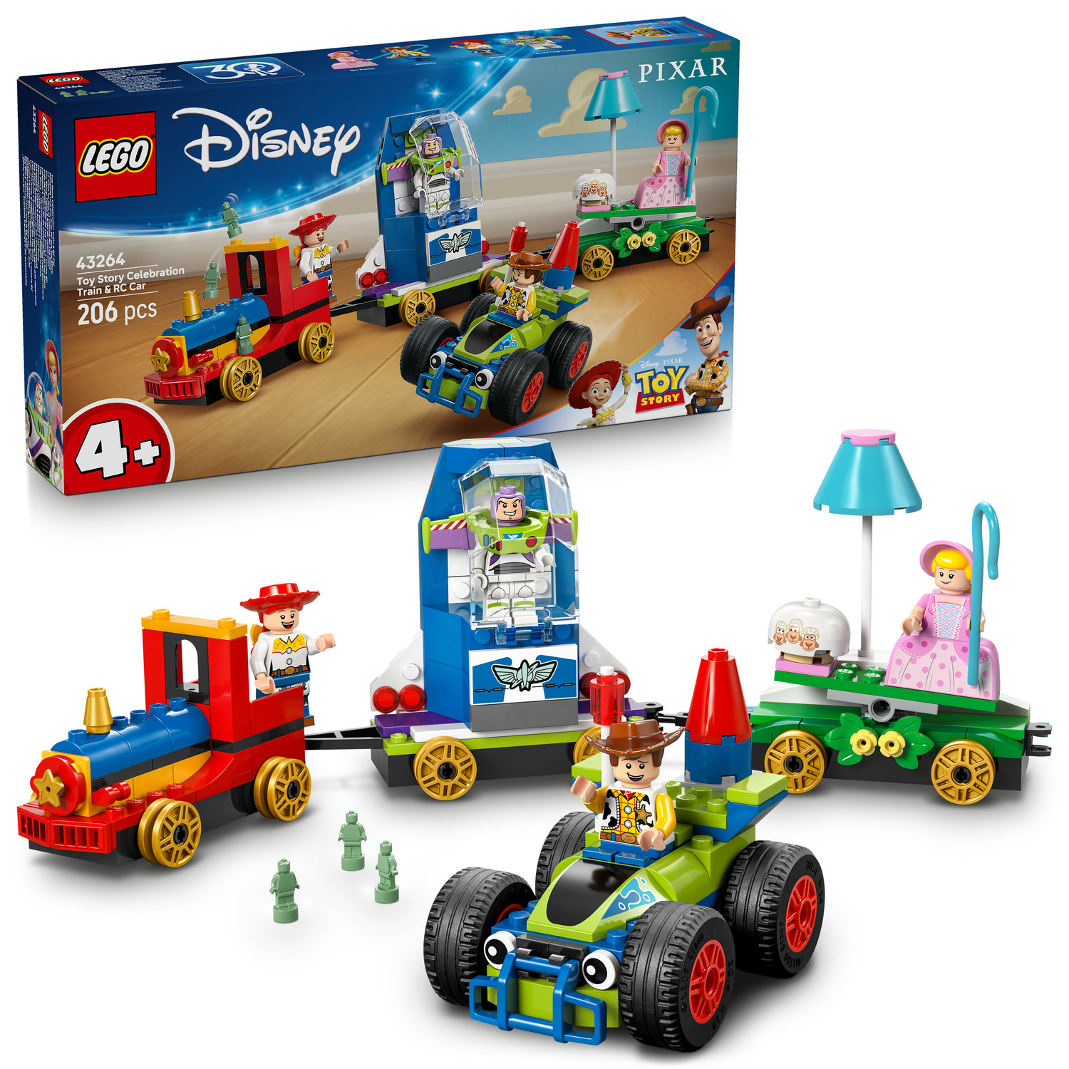 Slávnostný vláčik a Autíčko z Toy Story