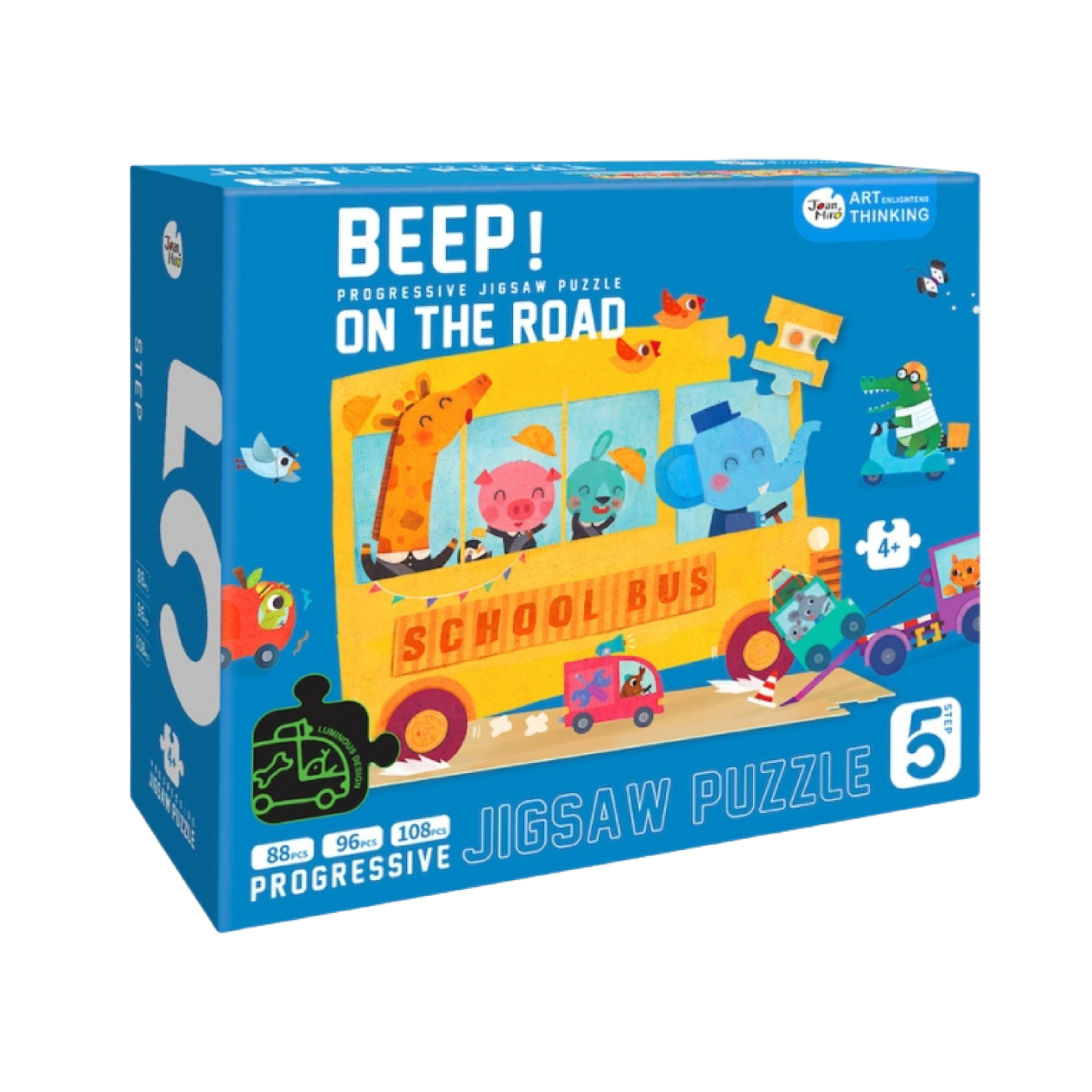 Jarmelo Puzzle Beep! Na ceste 3v1