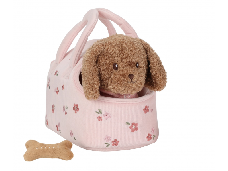Little Dutch Psík plyšový Jackie v kabelke