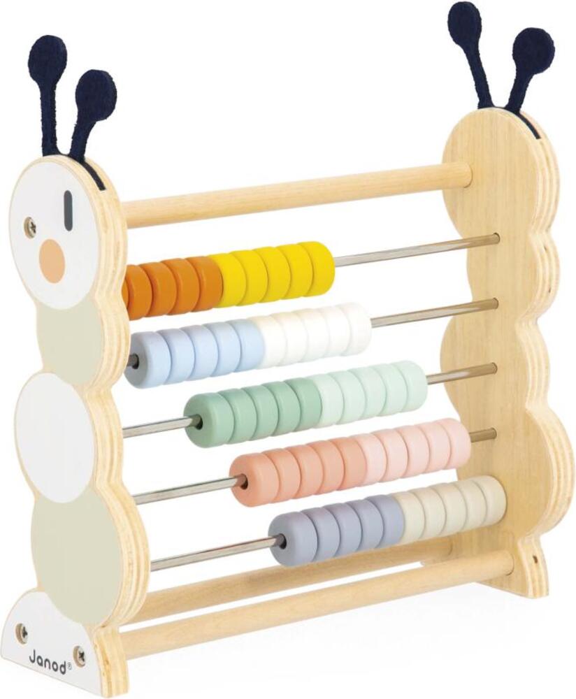 Janod Sweet Cocoon Drevené počítadlo Húsenica