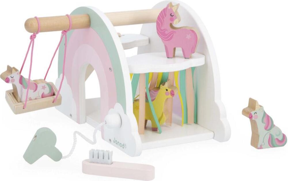 Janod Jednorožec Drevený domček pre jednorožce