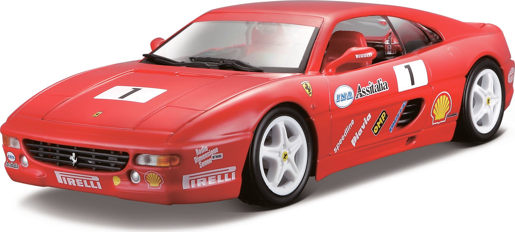 Bburago 1:24 Ferrari Racing F355 Challenge Red