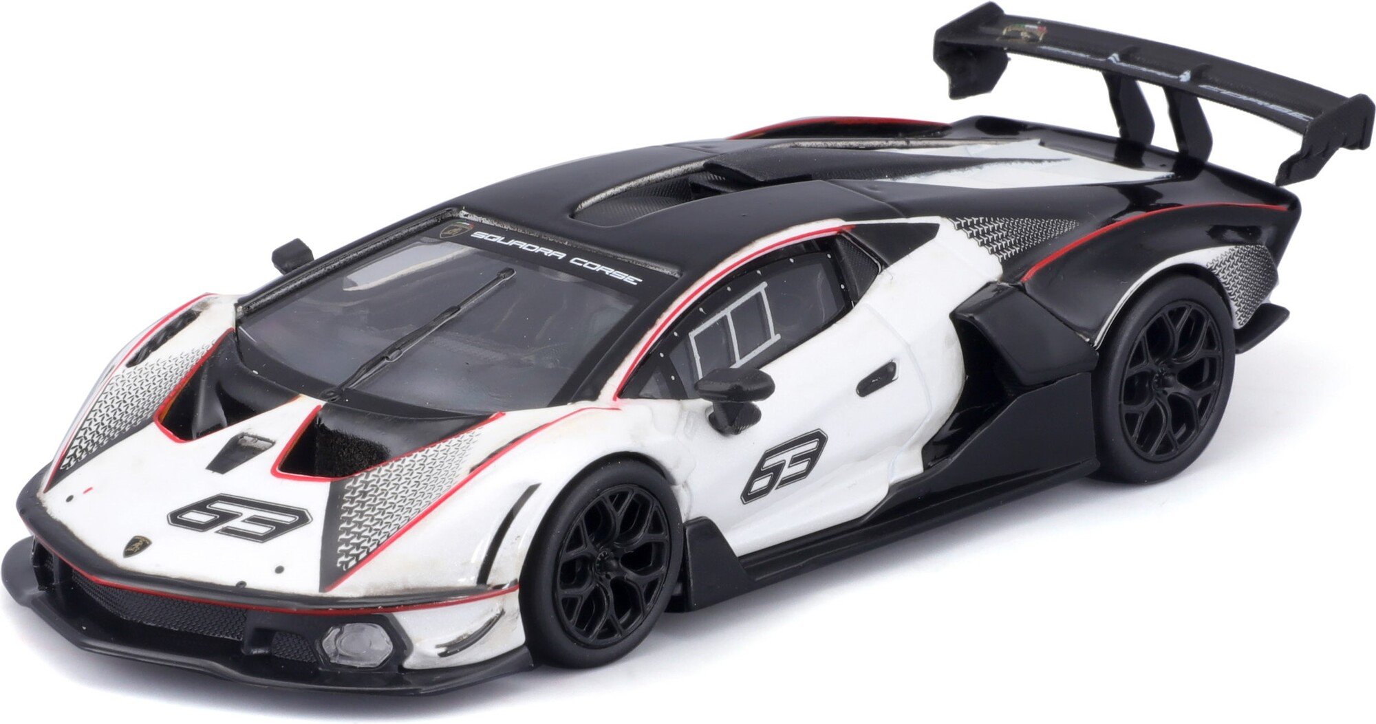 Bburago 1:24 Race Lamborghini Essenza SCV12 White