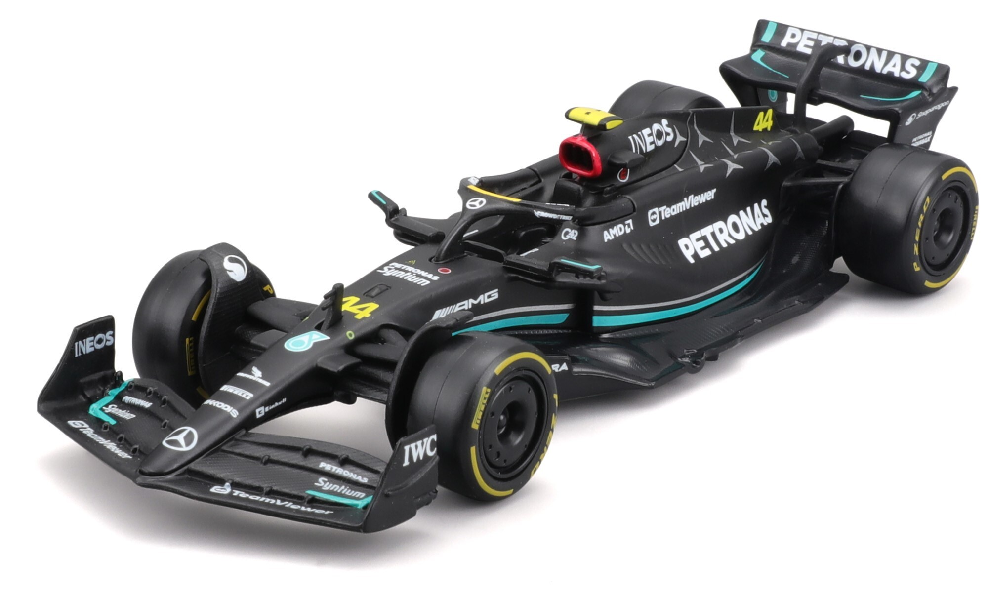 Bburago 1:43 RACE Formula F1 - Mercedes-AMG F1 W15 Performance (2024) #44 Lewis Hamilton
