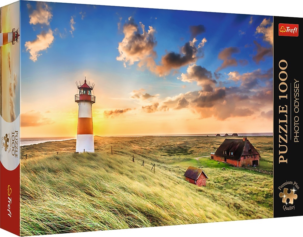 Trefl Puzzle 1000 Premium Plus - Foto Odysea: Maják List-Ost, Nemecko