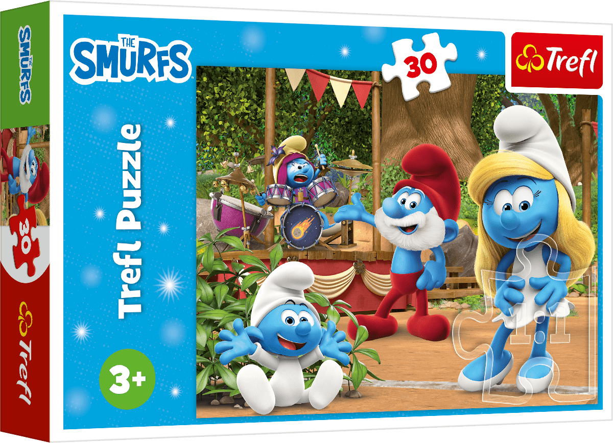 Trefl Puzzle 30 Šmolinka a Šmolkovia