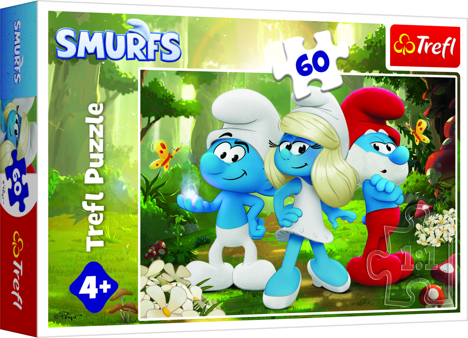 Trefl Puzzle 60 Šmolkovia / Začarovaný les