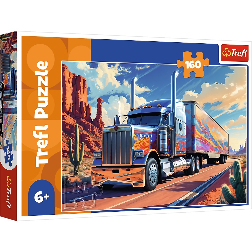 Trefl Puzzle 160 Kamión na ceste
